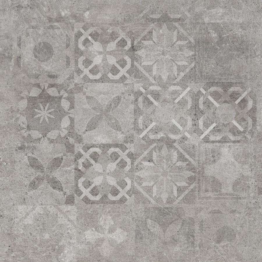 Декоративные элементы Cerrad Softcement Decor Silver Patchwork Rect., цвет серый, поверхность матовая, квадрат, 597x597
