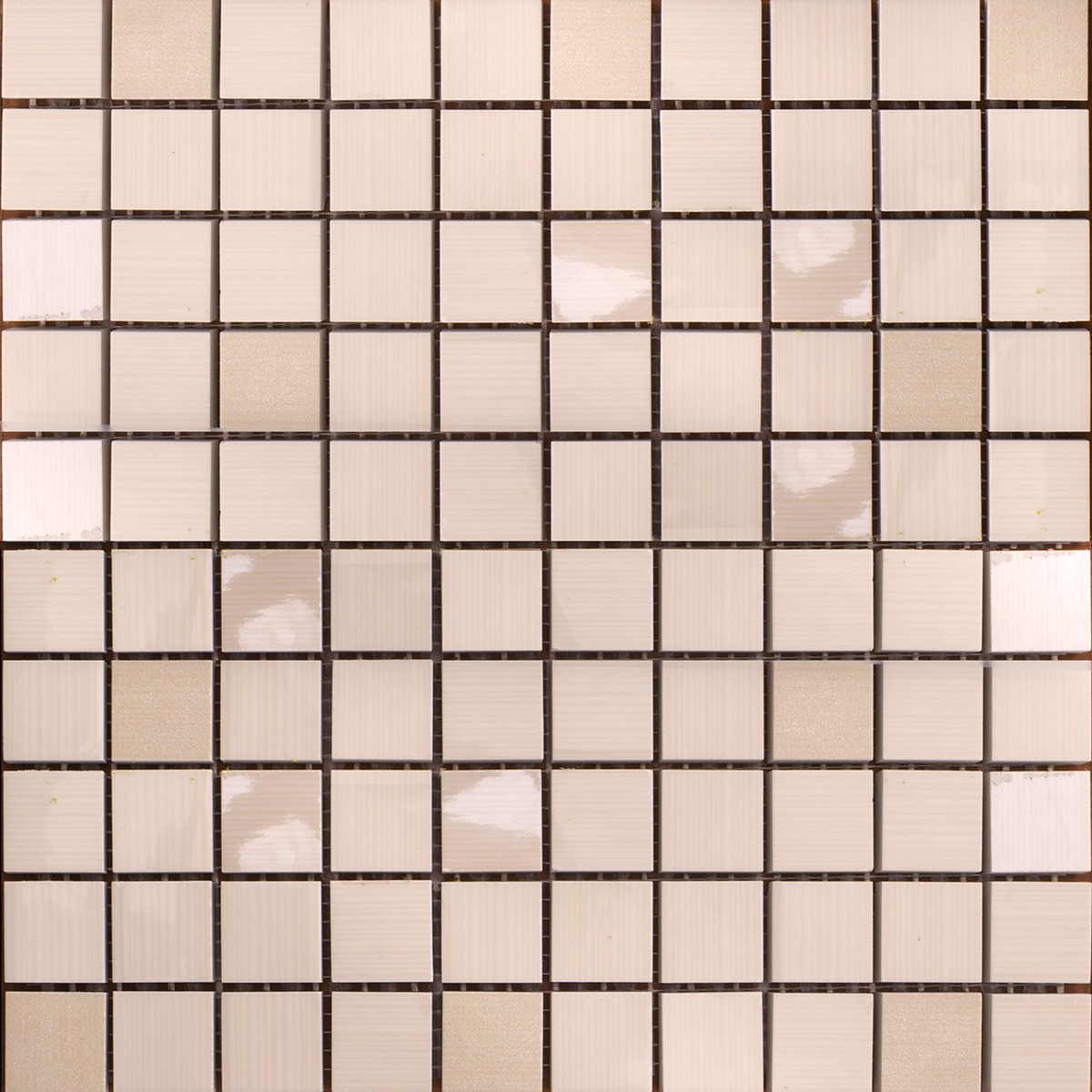 Мозаика Essere Allegria Mosaico Beige, цвет бежевый, поверхность глянцевая, квадрат, 250x250