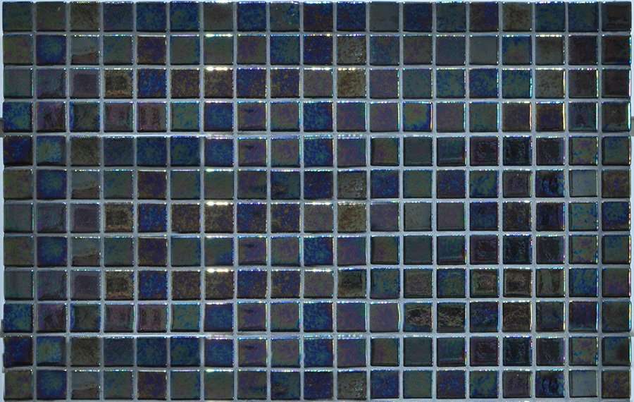 Мозаика Ezarri Iris Ebano, цвет чёрный, поверхность глянцевая, прямоугольник, 313x495