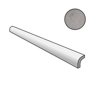 Бордюры Equipe Splendours Pencil Bullnose Grey 24017, цвет серый, поверхность глянцевая, прямоугольник, 30x150
