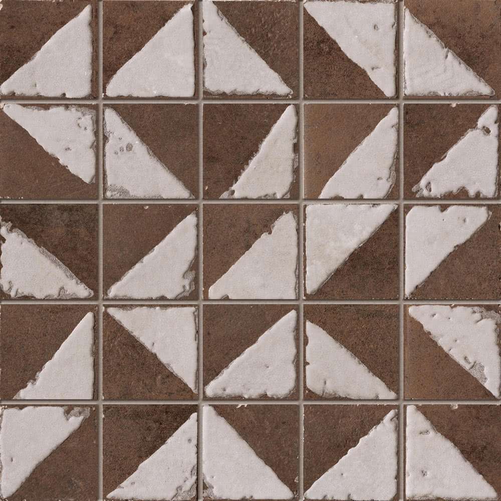 Мозаика La Faenza Cottofaenza Cotto DK2 30CT, цвет коричневый, поверхность матовая, квадрат, 300x300