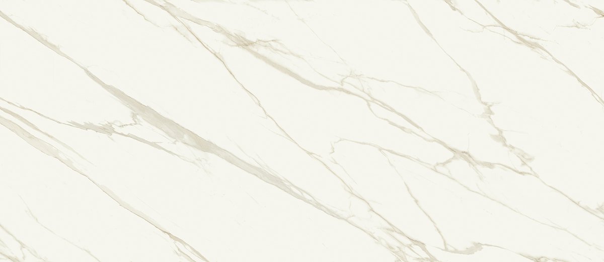 Широкоформатный керамогранит Italon Metropolis Calacatta Gold 600180000019, цвет белый, поверхность матовая, прямоугольник, 1200x2780
