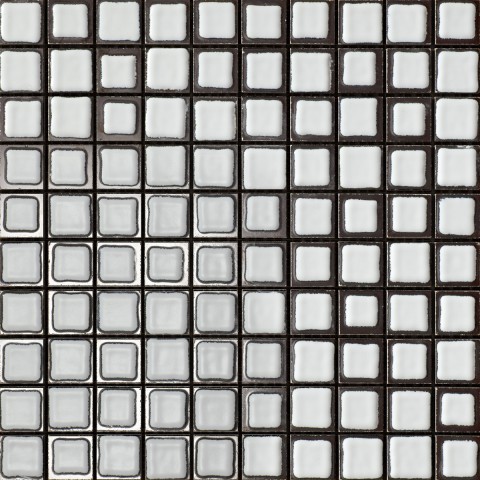Мозаика Peronda D.Pure Mosaic/30X30 22332, цвет чёрно-белый, поверхность матовая, квадрат, 300x300