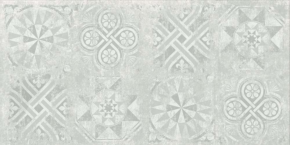Керамогранит Идальго Цемент Декор SR Классик, цвет серый, поверхность структурированная, прямоугольник, 600x1200