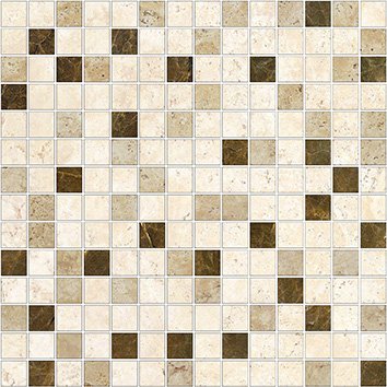 Мозаика Керамин Мозаика Форум 3, цвет бежевый, поверхность матовая, квадрат, 300x300