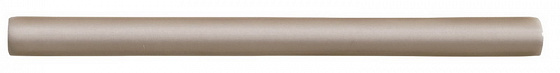Бордюры Adex ADST5178 Bullnose Trim Silver Sands, цвет коричневый, поверхность глянцевая, прямоугольник, 7,5x148