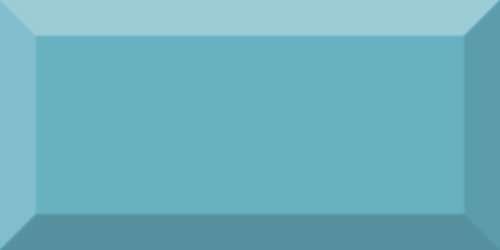 Керамическая плитка Vives Mugat Celeste, цвет голубой, поверхность глянцевая, кабанчик, 100x200