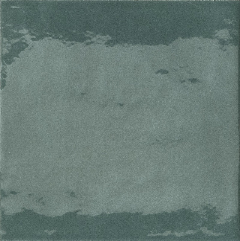 Керамическая плитка Iris Bottega D’Arte Avio Lucido 511023, цвет зелёный, поверхность глянцевая, квадрат, 150x150