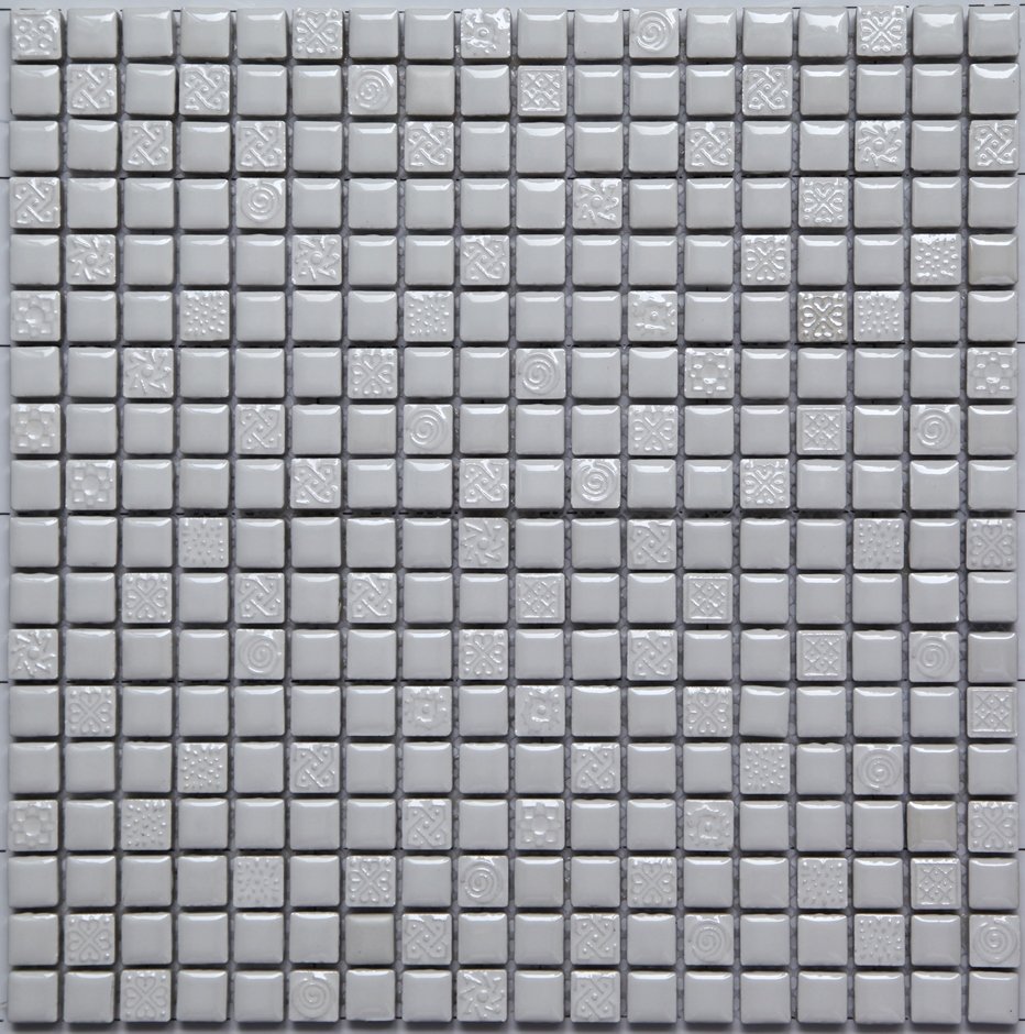 Мозаика Bonaparte Bonaparte Aspen, цвет белый, поверхность глянцевая, квадрат, 300x300