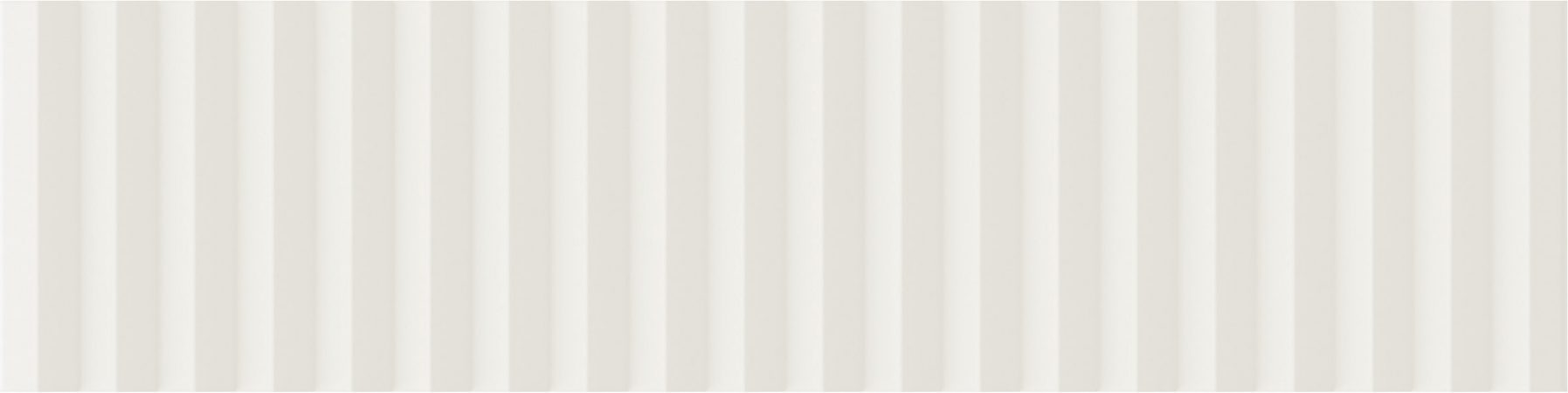 Керамическая плитка Wow Twin Peaks Med Snow 131549, цвет белый, поверхность матовая 3d (объёмная), под кирпич, 75x300