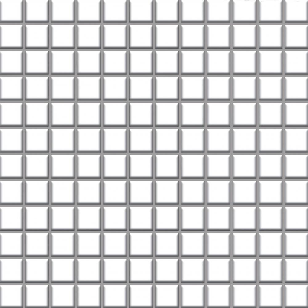 Мозаика Paradyz Altea Bianco Mozaika (2,3x2,3), цвет белый, поверхность матовая, квадрат, 298x298