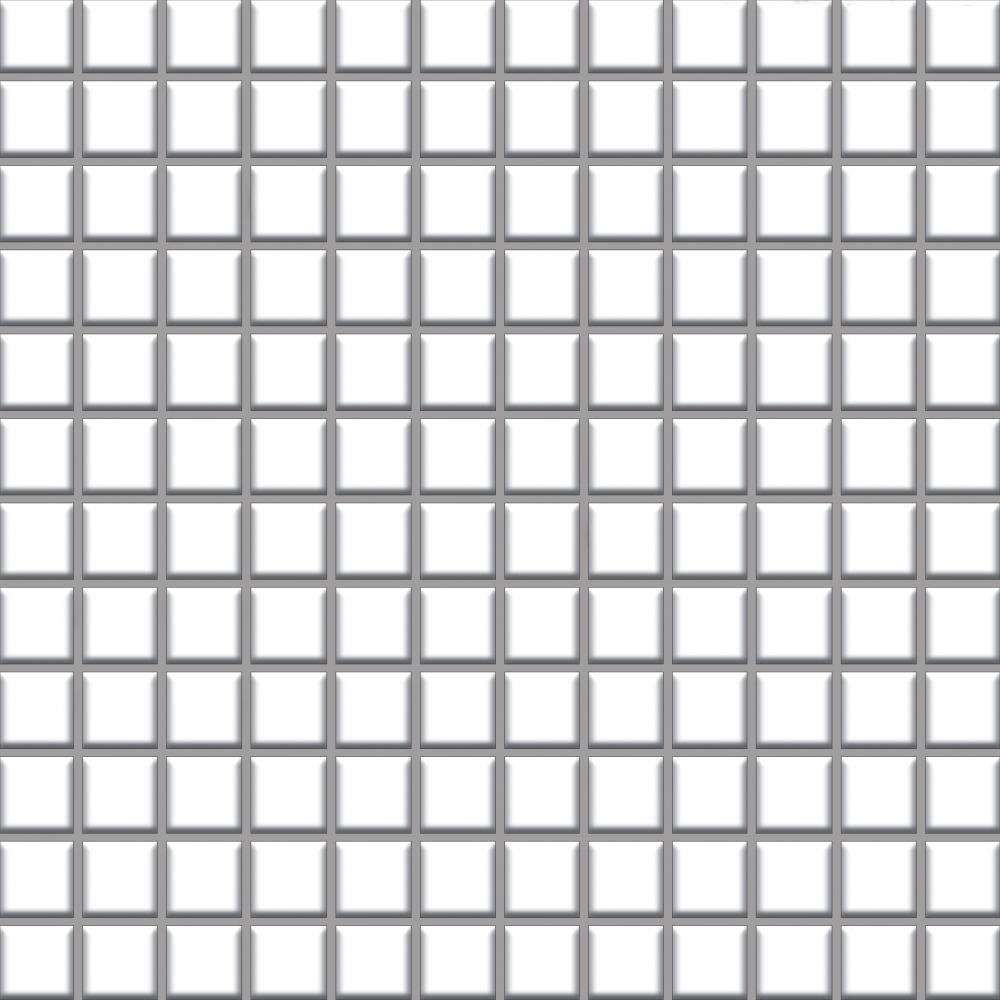 Мозаика Paradyz Altea Bianco Mozaika (2,3x2,3), цвет белый, поверхность матовая, квадрат, 298x298