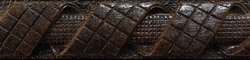 Бордюры Mapisa Cen. Coctail M Chocolate, цвет коричневый, поверхность глянцевая, прямоугольник, 60x250