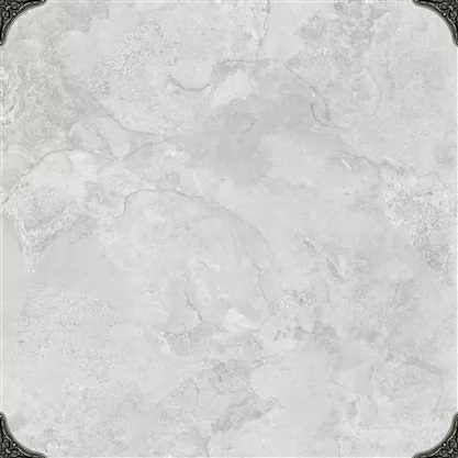 Керамогранит Eurotile Daisy GP Pure, цвет серый, поверхность матовая, квадрат, 500x500
