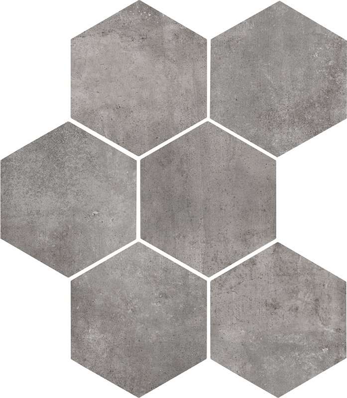 Керамическая плитка Marazzi Italy Clays Lava MM5P, цвет серый, поверхность глазурованная, прямоугольник, 210x182