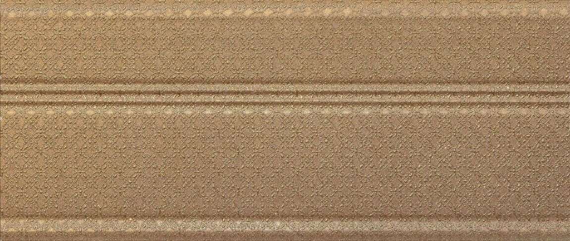 Бордюры Atlantic Tiles Couture Zocalo Passerelle, цвет коричневый, поверхность матовая, прямоугольник, 125x295