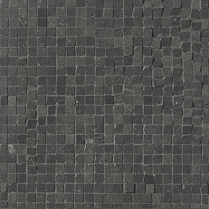 Мозаика Fap Maku Dark Gres Micromosaico Matt fMKI, цвет чёрный тёмный, поверхность матовая, квадрат, 300x300