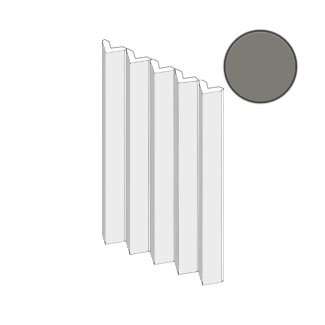 Керамическая плитка Mutina Rombini Triangle Small Grey BORTS02, цвет серый, поверхность матовая, прямоугольник, 186x315