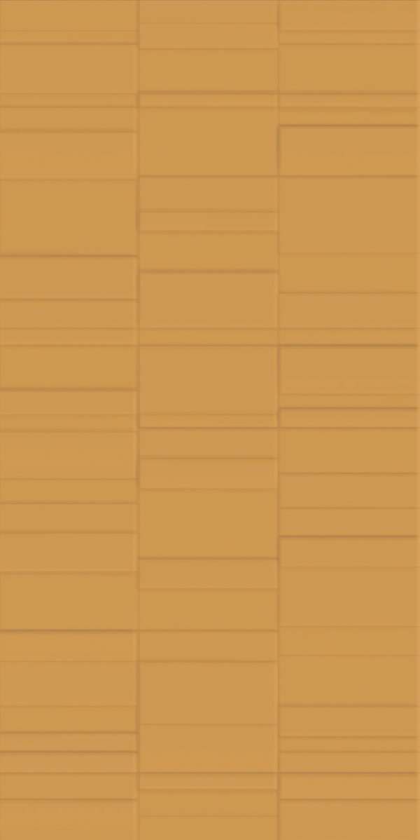 Вставки Creto Mono Mars mustard 08-00-5-18-31-23-2448, цвет жёлтый, поверхность глянцевая, прямоугольник, 300x600