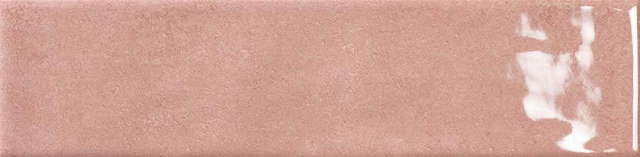 Керамическая плитка Ecoceramic Harlequin Rose, цвет розовый, поверхность глянцевая, прямоугольник, 70x280