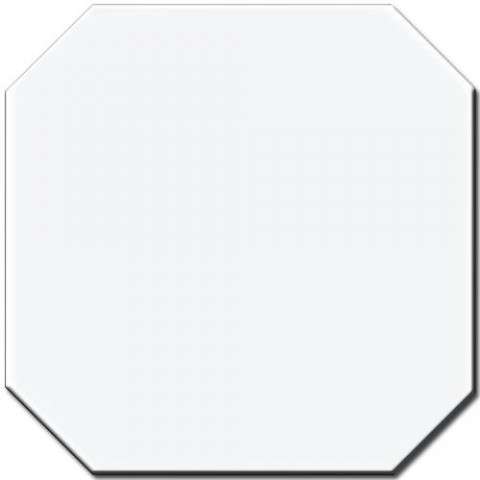 Керамогранит Ce.Si Metro Blanco Ottagono Matt, цвет белый, поверхность матовая, восьмиугольник, 200x200