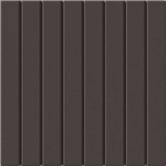 Керамогранит Wow Raster Line S Basalt 131381, цвет чёрный, поверхность матовая, квадрат, 150x150