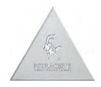 Декоративные элементы Petracers Triangolo Logo su Platino Matt, цвет серый, поверхность матовая, квадрат, 170x170