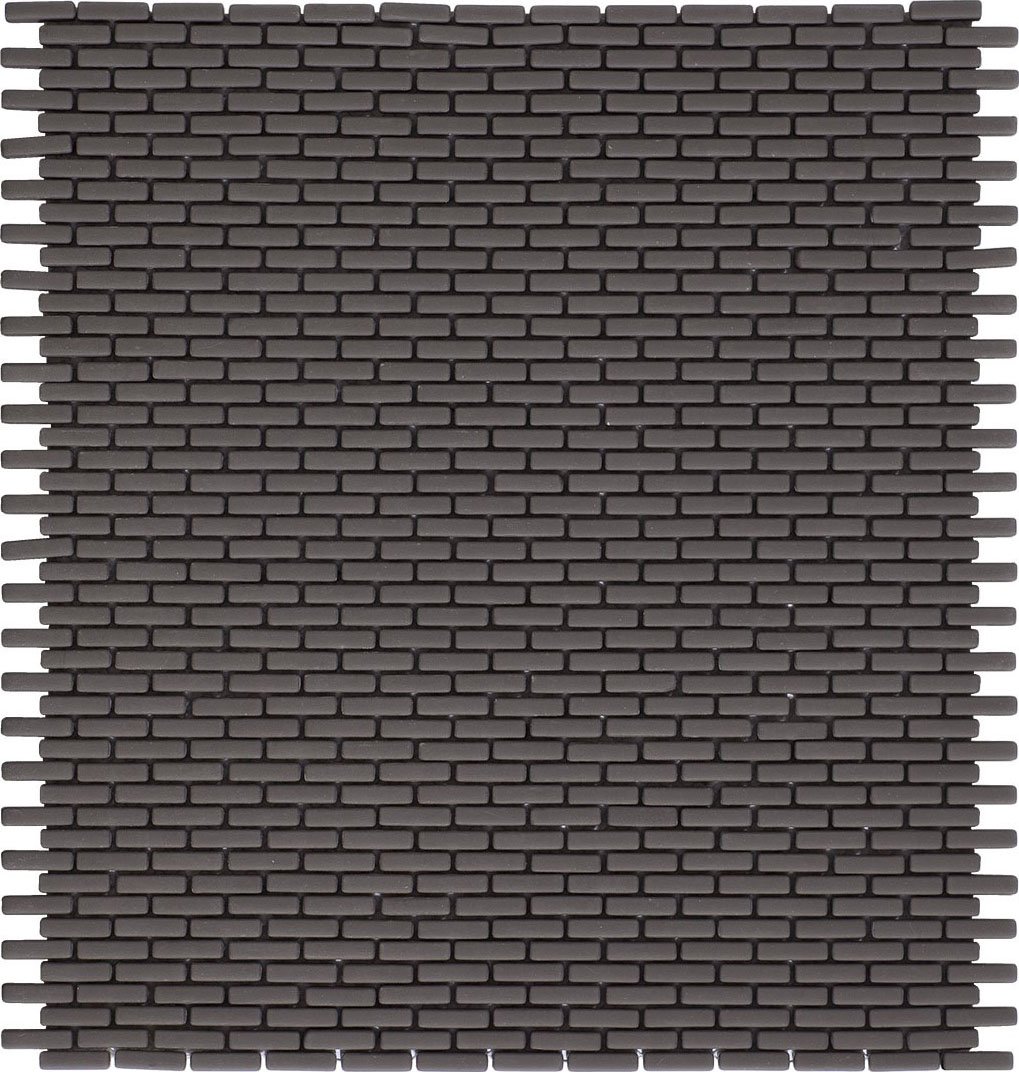 Мозаика Harmony Calm D.Repose Black 18871, цвет чёрный, поверхность матовая, прямоугольник, 285x297