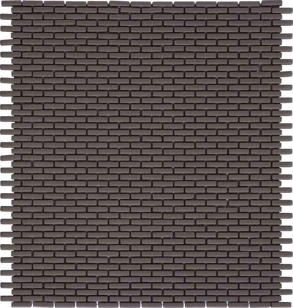 Мозаика Harmony Calm D.Repose Black 18871, цвет чёрный, поверхность матовая, прямоугольник, 285x297