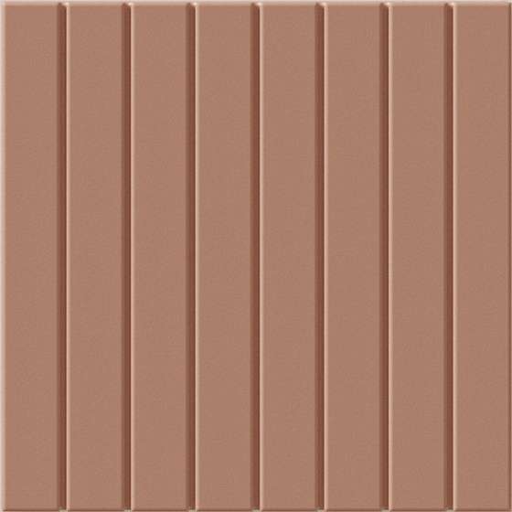 Керамогранит Wow Raster Line S Mud 131378, цвет коричневый, поверхность матовая, квадрат, 150x150