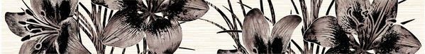 Бордюры Нефрит керамика Piano 05-01-1-56-03-15-081-0, цвет разноцветный, поверхность матовая, прямоугольник, 400x50