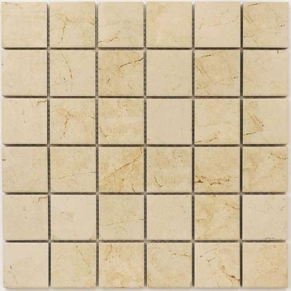 Мозаика Bonaparte Status Beige, цвет бежевый, поверхность матовая, квадрат, 300x300