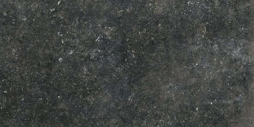 Керамогранит Floor Gres Airtech London Black Nat Ret 760242, цвет чёрный тёмный, поверхность матовая натуральная, прямоугольник, 300x600