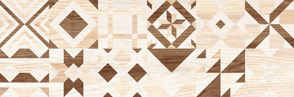 Декоративные элементы Керамин Энглин 7Д, цвет белый коричневый, поверхность матовая, прямоугольник, 250x750