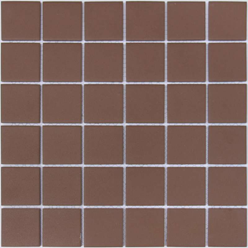 Мозаика Caramelle Mosaic L Universo Nana Bruna 48x48, цвет коричневый, поверхность матовая, квадрат, 306x306