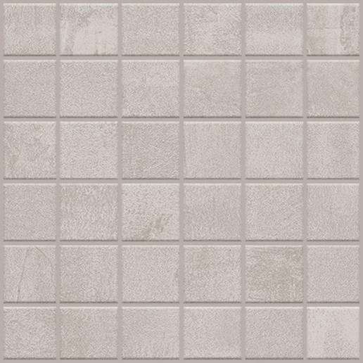 Мозаика Monocibec Thema Steel Mos (4,7X4,7) 92855, цвет серый, поверхность матовая, квадрат, 300x300