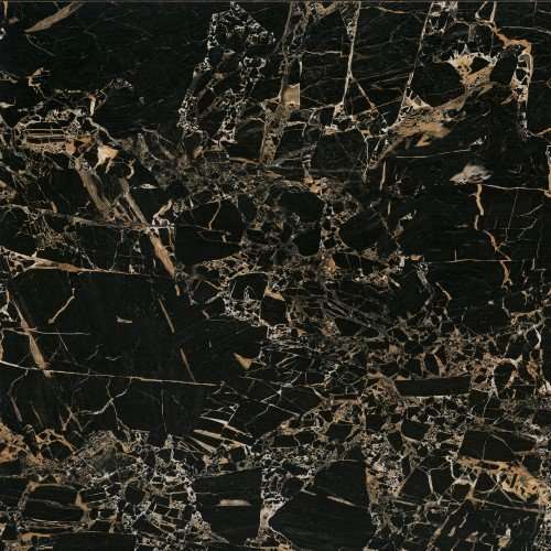 Керамогранит Bien Tiger Black Rec Full Lap BIEN0008, цвет коричневый чёрный, поверхность лаппатированная, квадрат, 600x600