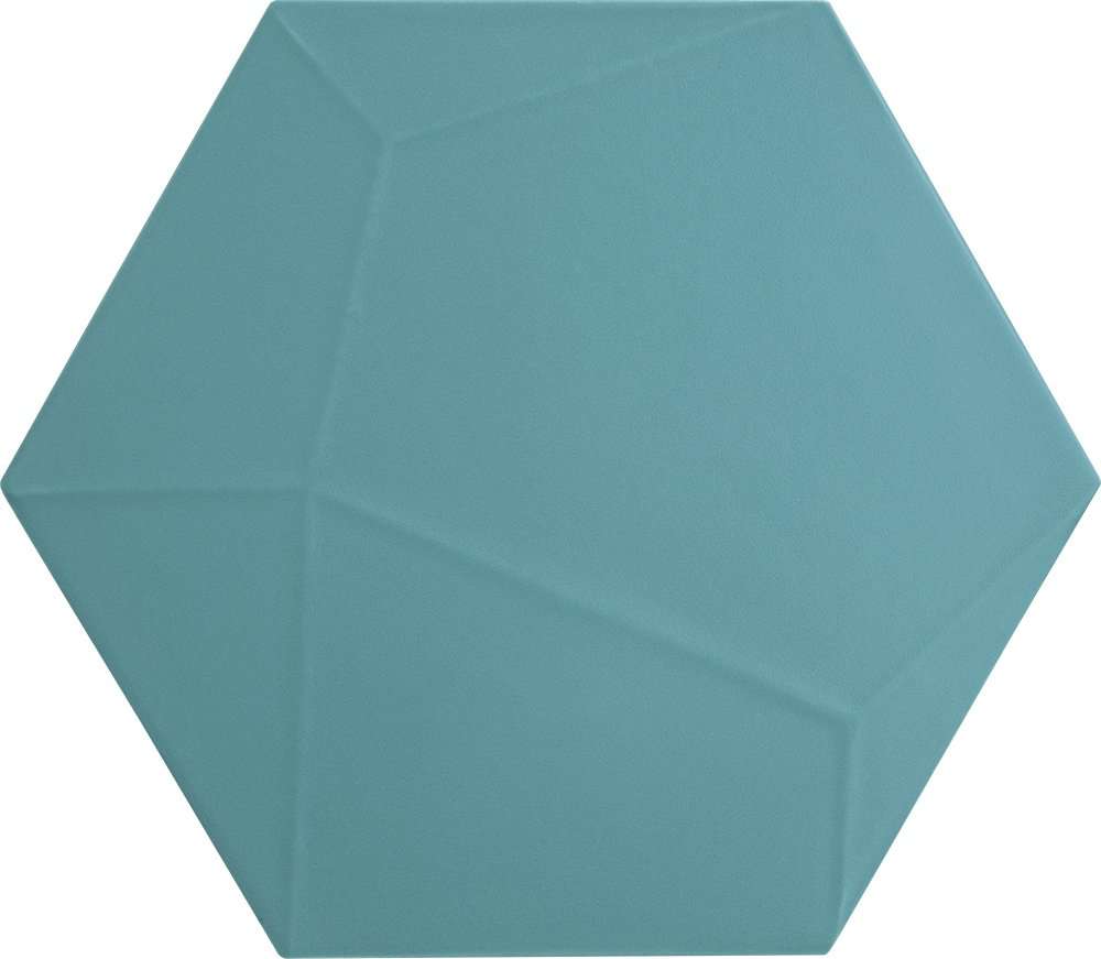 Декоративные элементы Tagina Details Hex Venis Sky 9EF2QHV, цвет синий, поверхность матовая, прямоугольник, 420x364