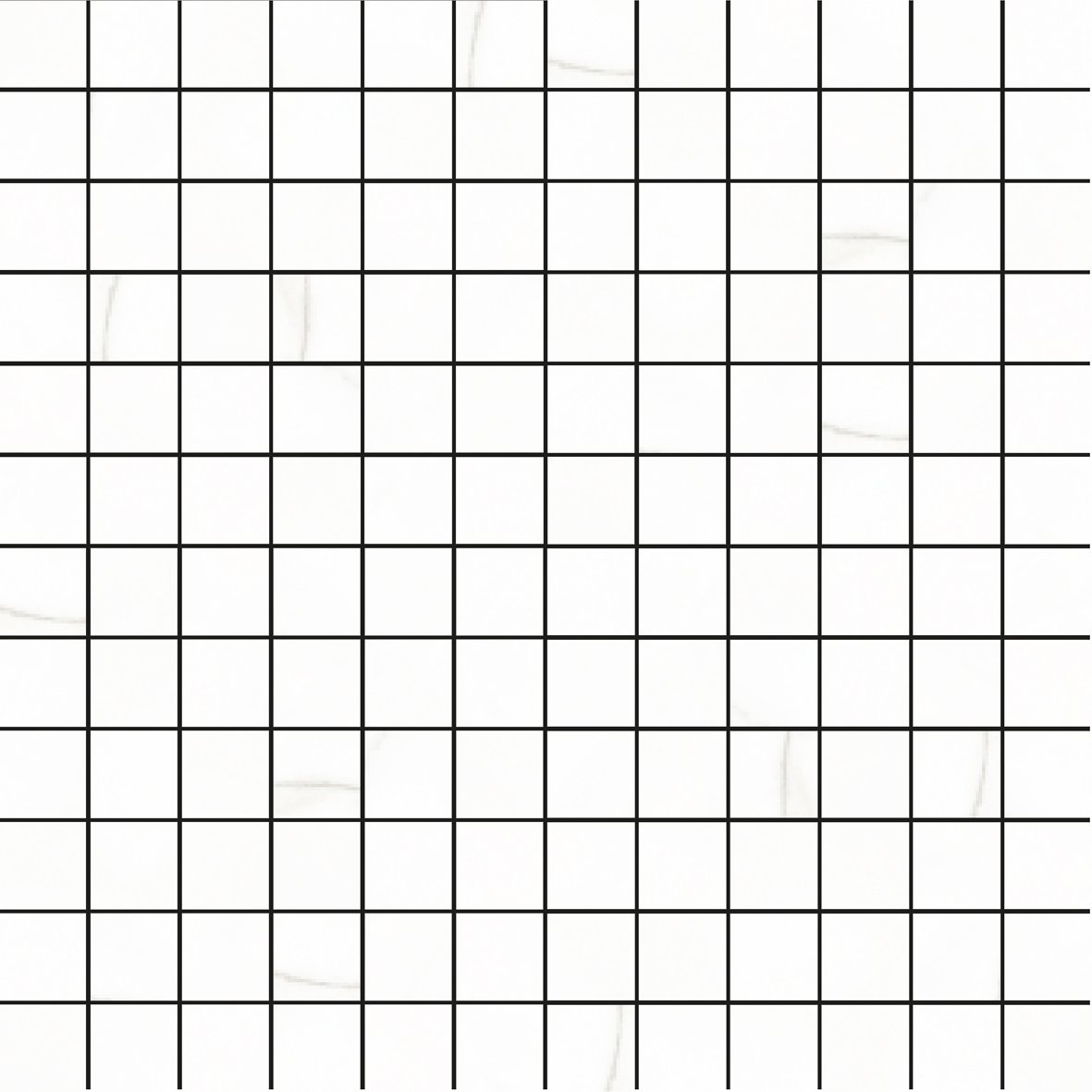 Мозаика Aparici Marbox Calacatta Mos 2,5X2,5, цвет белый, поверхность матовая, квадрат, 298x298