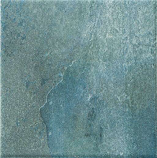 Керамогранит Pamesa Slate Way Ocean, цвет синий, поверхность матовая, квадрат, 150x150