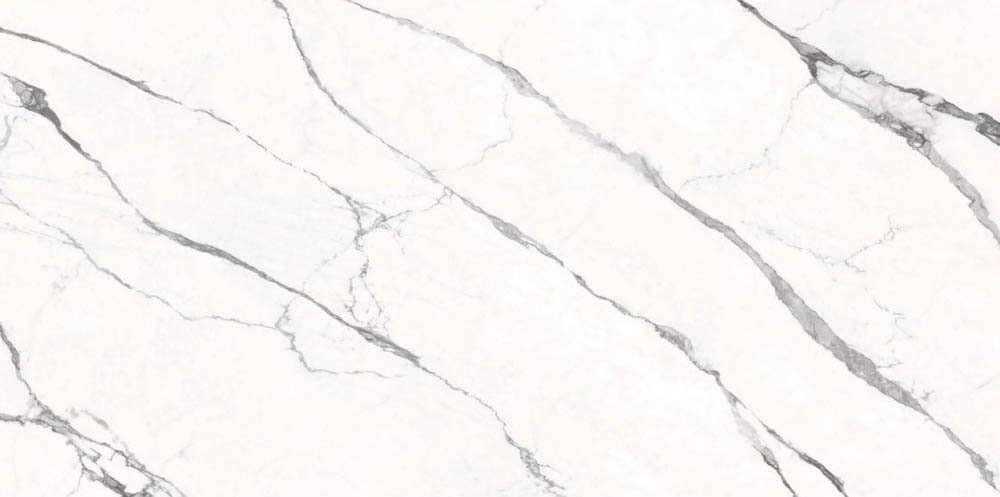 Керамогранит Casalgrande Padana Marmoker Statuario Fine Honed, цвет белый, поверхность матовая, прямоугольник, 600x1200