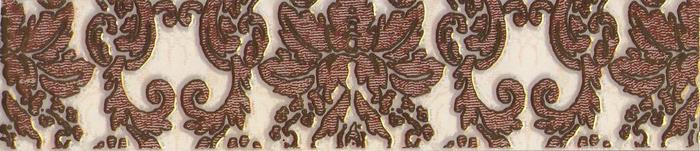 Бордюры Piastrella Флоренция Бордюр, цвет коричневый, поверхность матовая, прямоугольник, 64x300