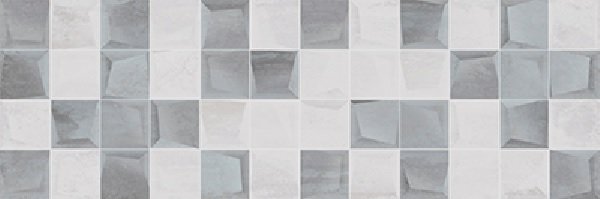 Керамическая плитка Geotiles Inox Rlv. Mix, цвет серый, поверхность матовая, прямоугольник, 300x900