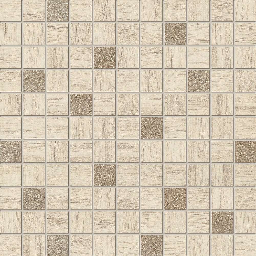 Мозаика Tubadzin Pinia Bez, цвет бежевый, поверхность глянцевая, квадрат, 300x300