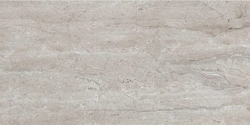 Керамогранит Art & Natura Travertino Dianox Grey, цвет серый, поверхность полированная, прямоугольник, 600x1200