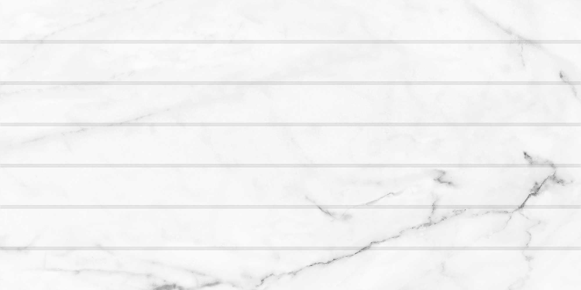 Декоративные элементы Керамин Хокку 7Д Белая, цвет белый, поверхность сатинированная, прямоугольник, 300x600