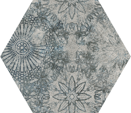 Керамическая плитка Paradyz Sweet Grey Heksagon Struktura Sciana, цвет серый, поверхность матовая, шестиугольник, 171x198