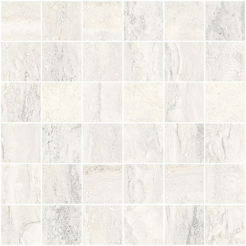 Мозаика Sant Agostino Invictus Mosaico White CSAMINWH30, цвет белый, поверхность натуральная, прямоугольник, 300x300