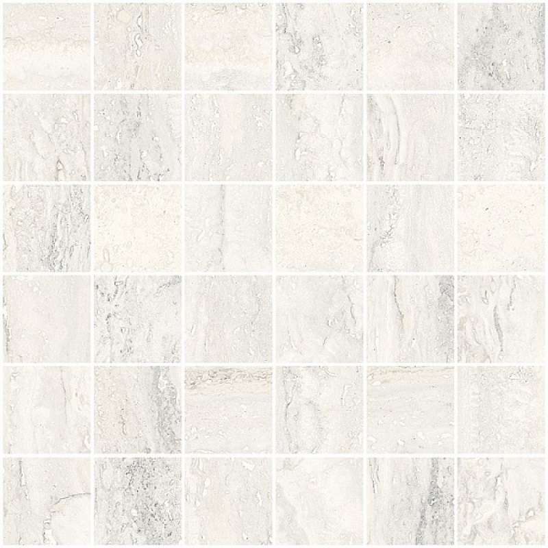 Мозаика Sant Agostino Invictus Mosaico White CSAMINWH30, цвет белый, поверхность натуральная, прямоугольник, 300x300