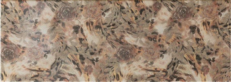 Керамическая плитка Venus Je t'aime Decor, цвет коричневый, поверхность матовая, прямоугольник, 253x706